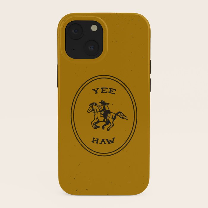 Yee Haw in Gold iPhone Case