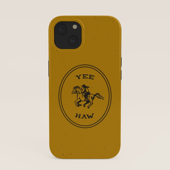 Yee Haw in Gold iPhone Case