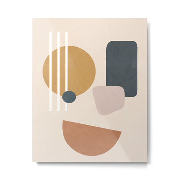 Minimal Abstract Shapes No.58 Metal Print