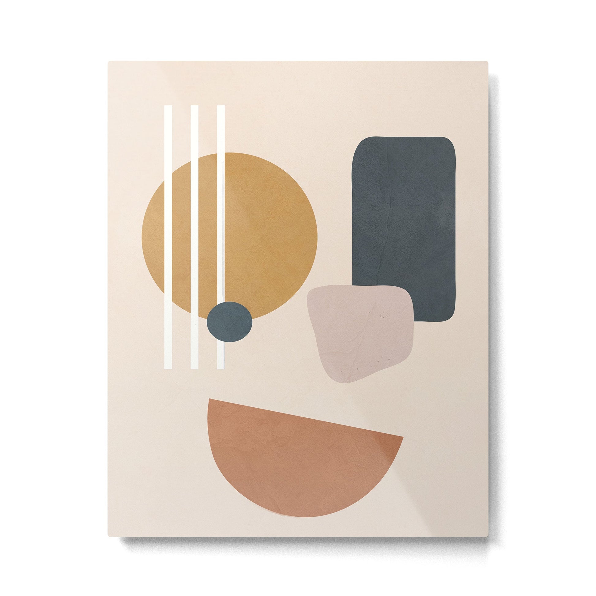 Minimal Abstract Shapes No.58 Metal Print
