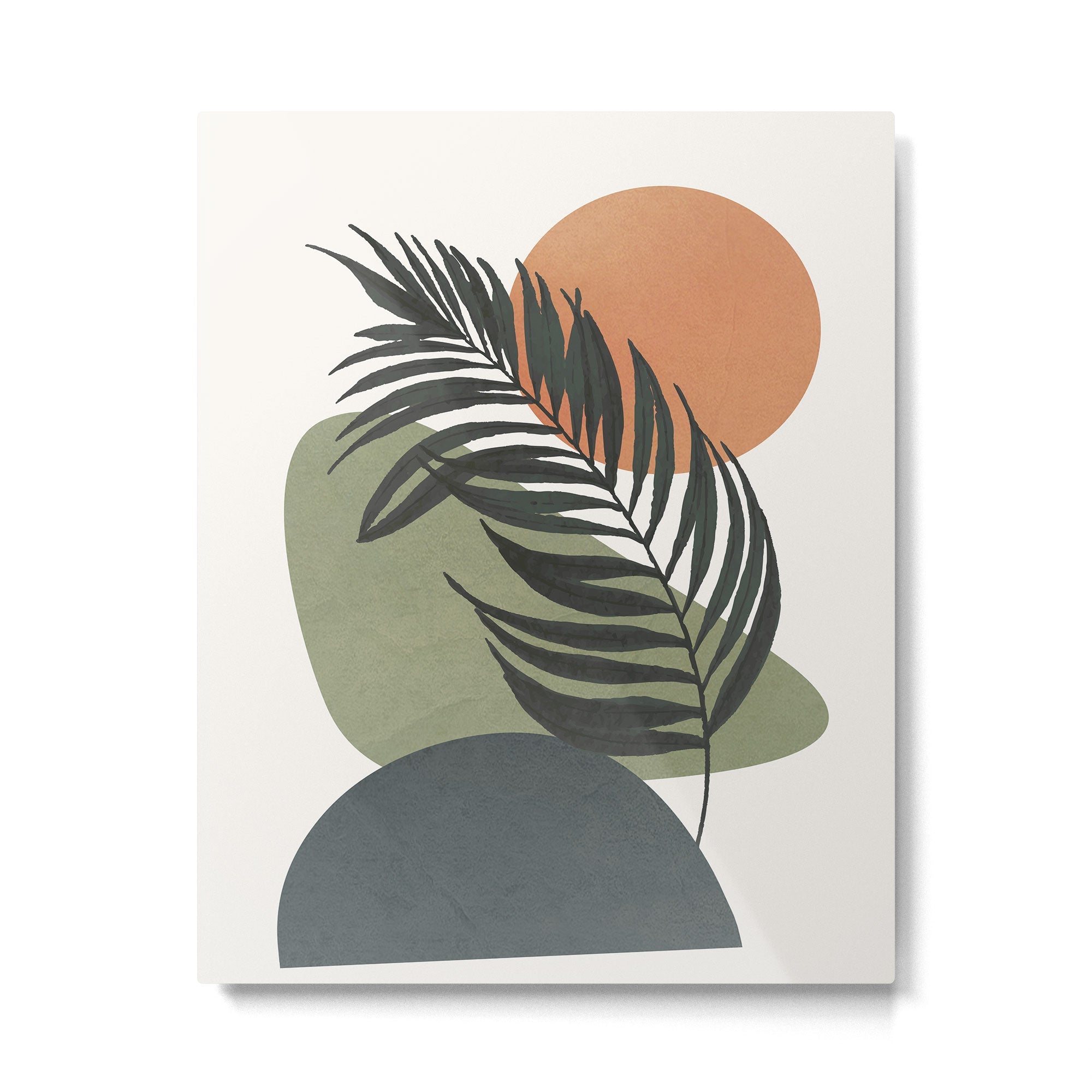 Palm Leaf Metal Print