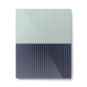 Color Block Lines XI Metal Print