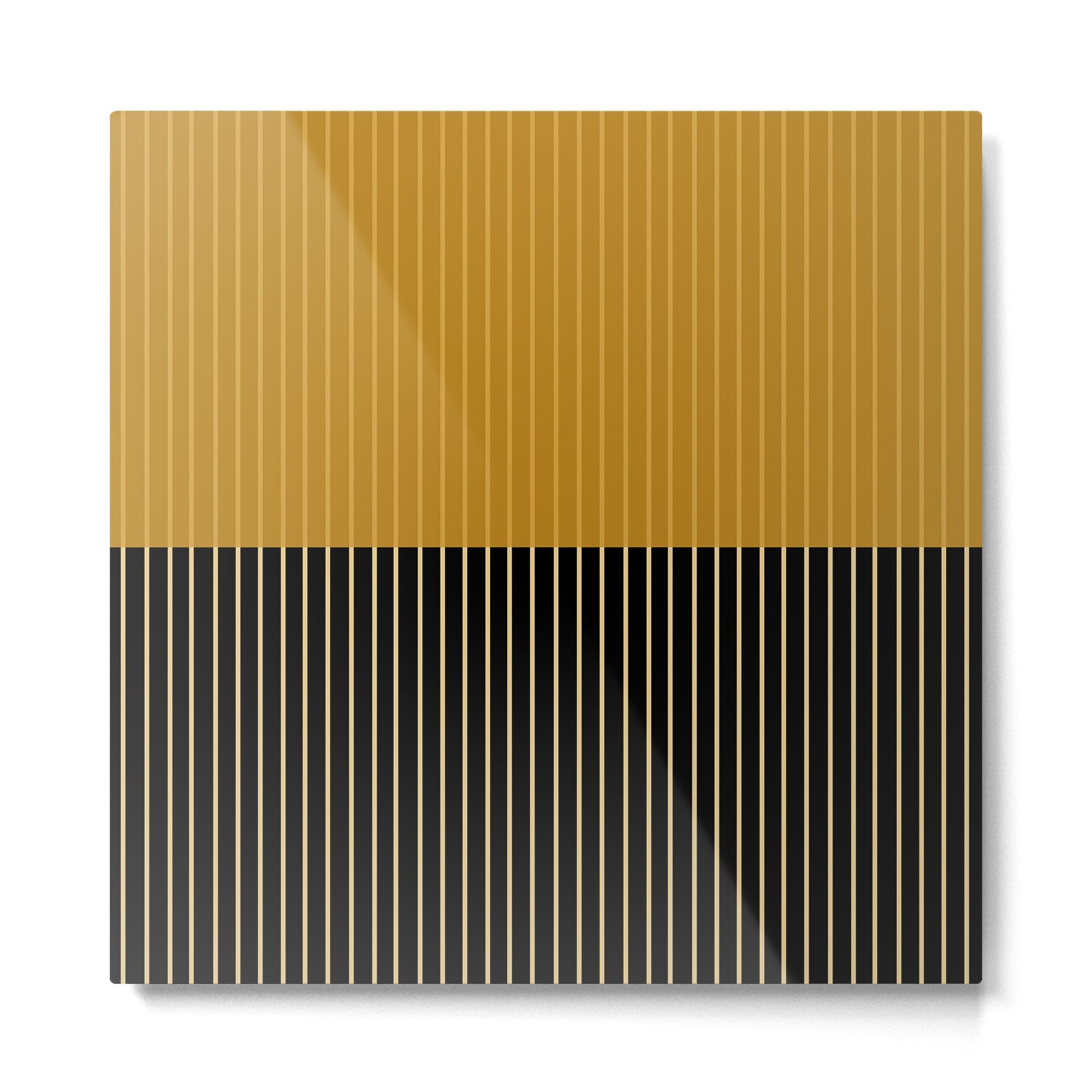 Color Block Lines XII Metal Print