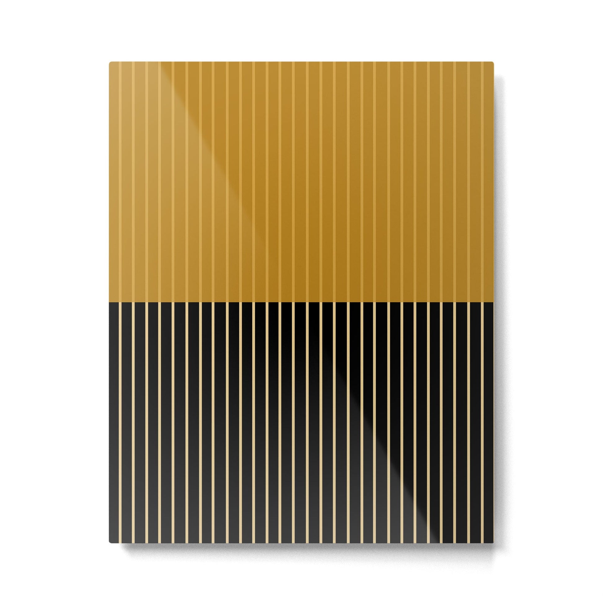 Color Block Lines XII Metal Print