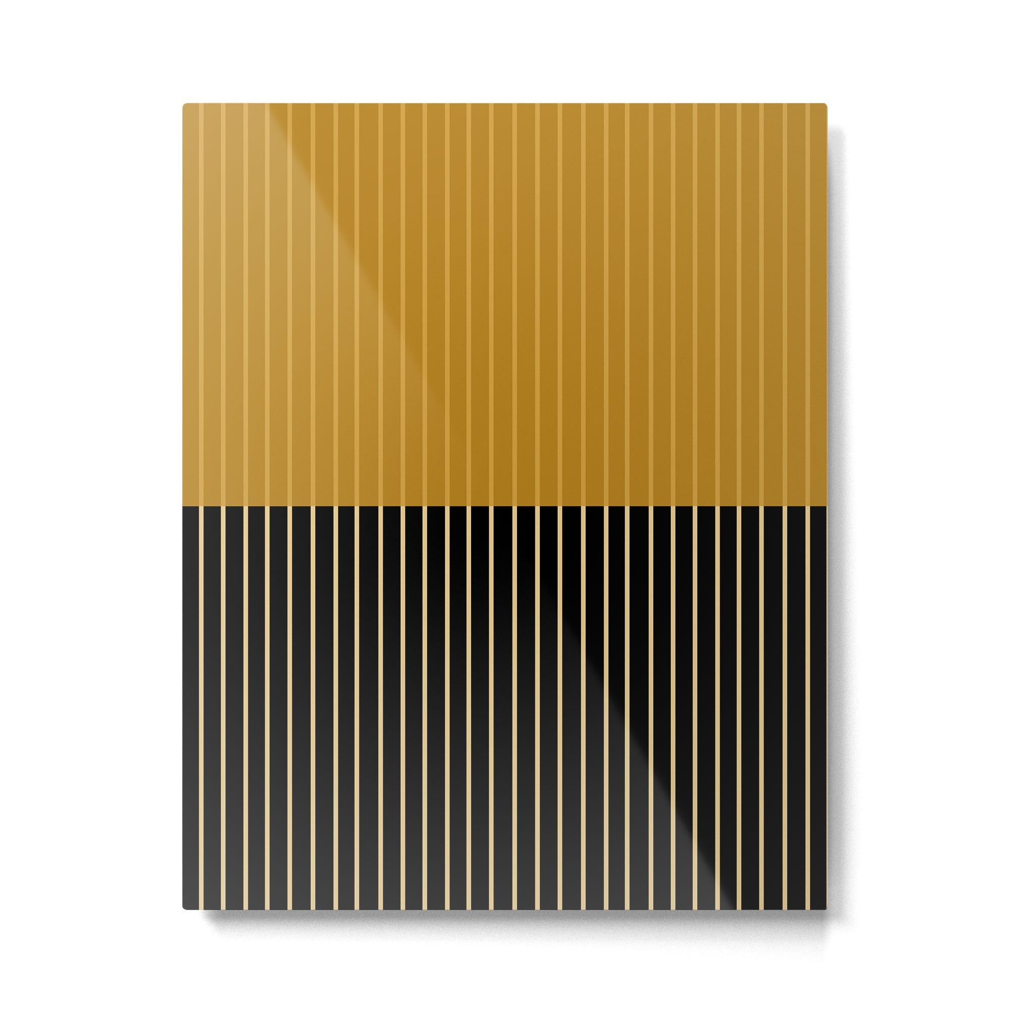 Color Block Lines XII Metal Print