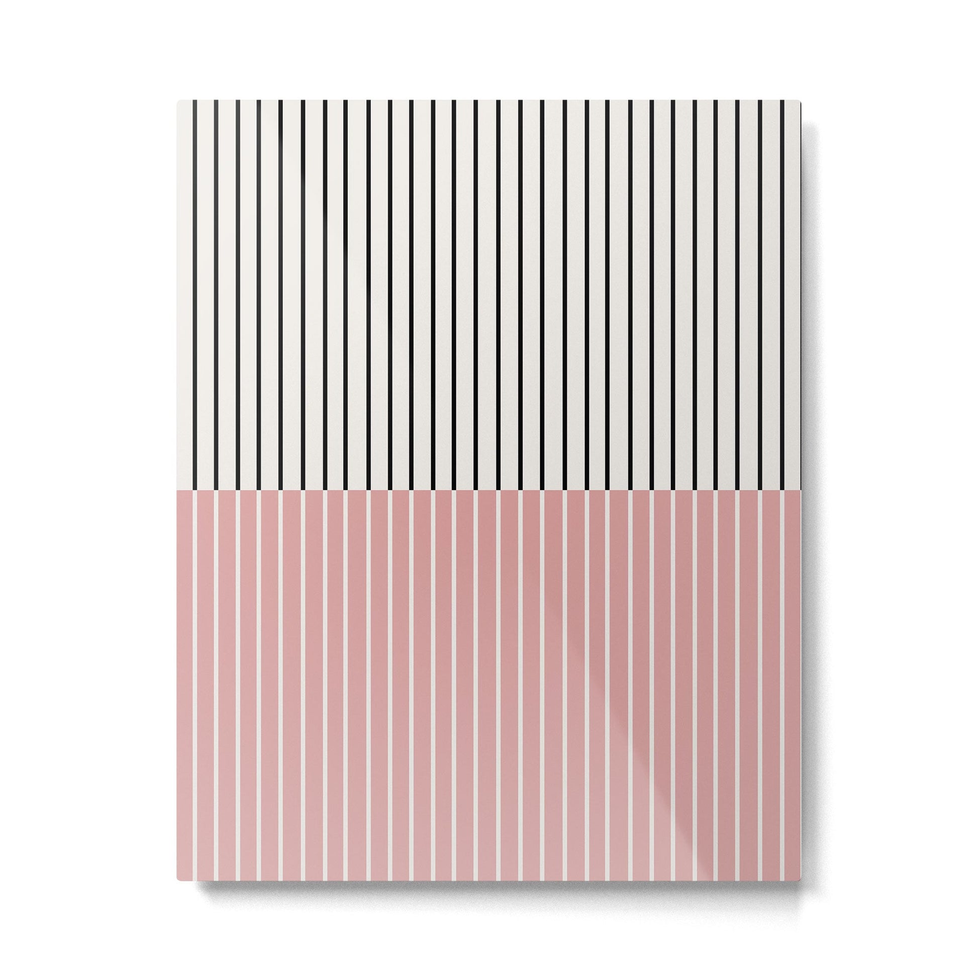 Color Block Lines XIV Metal Print