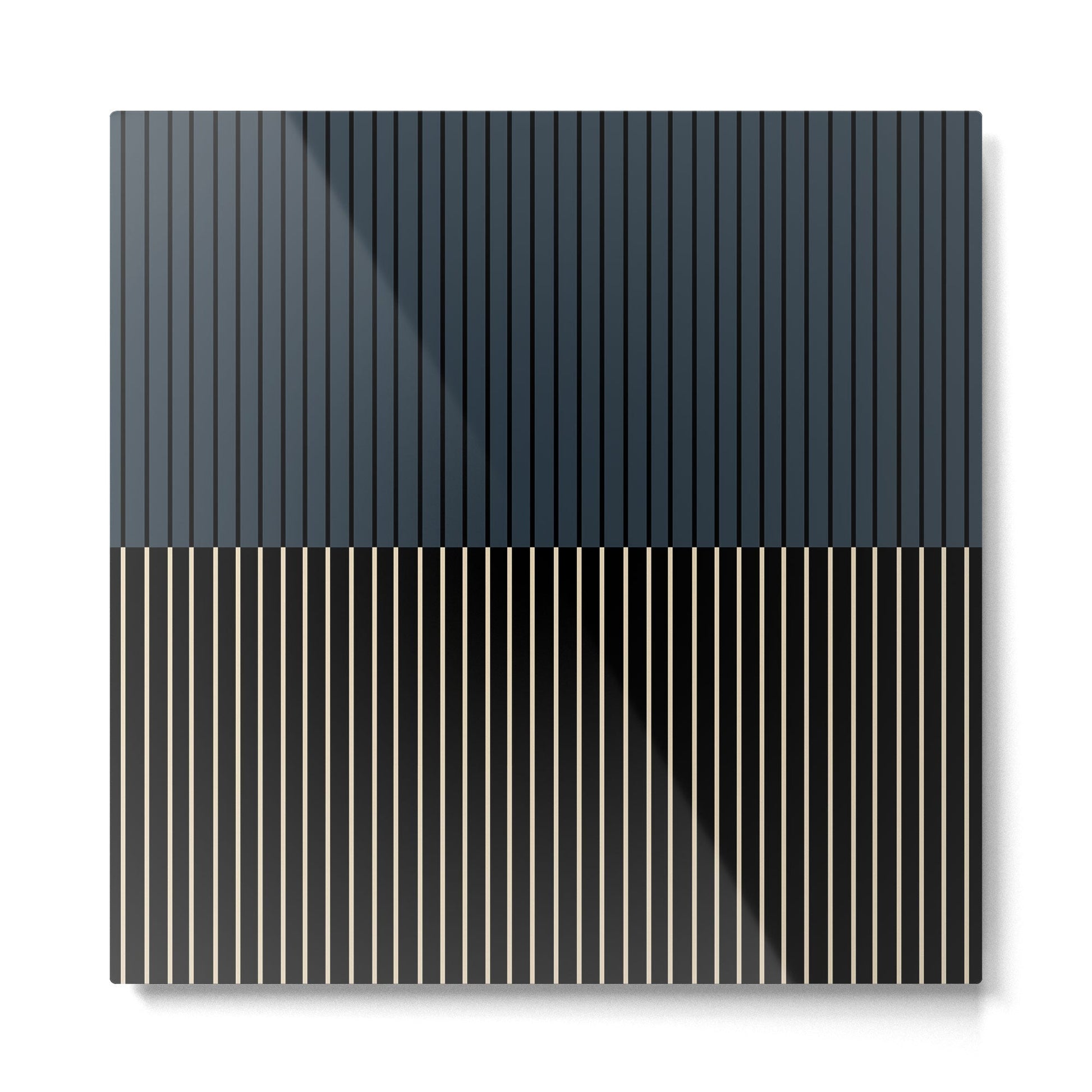 Color Block Lines XVII Metal Print