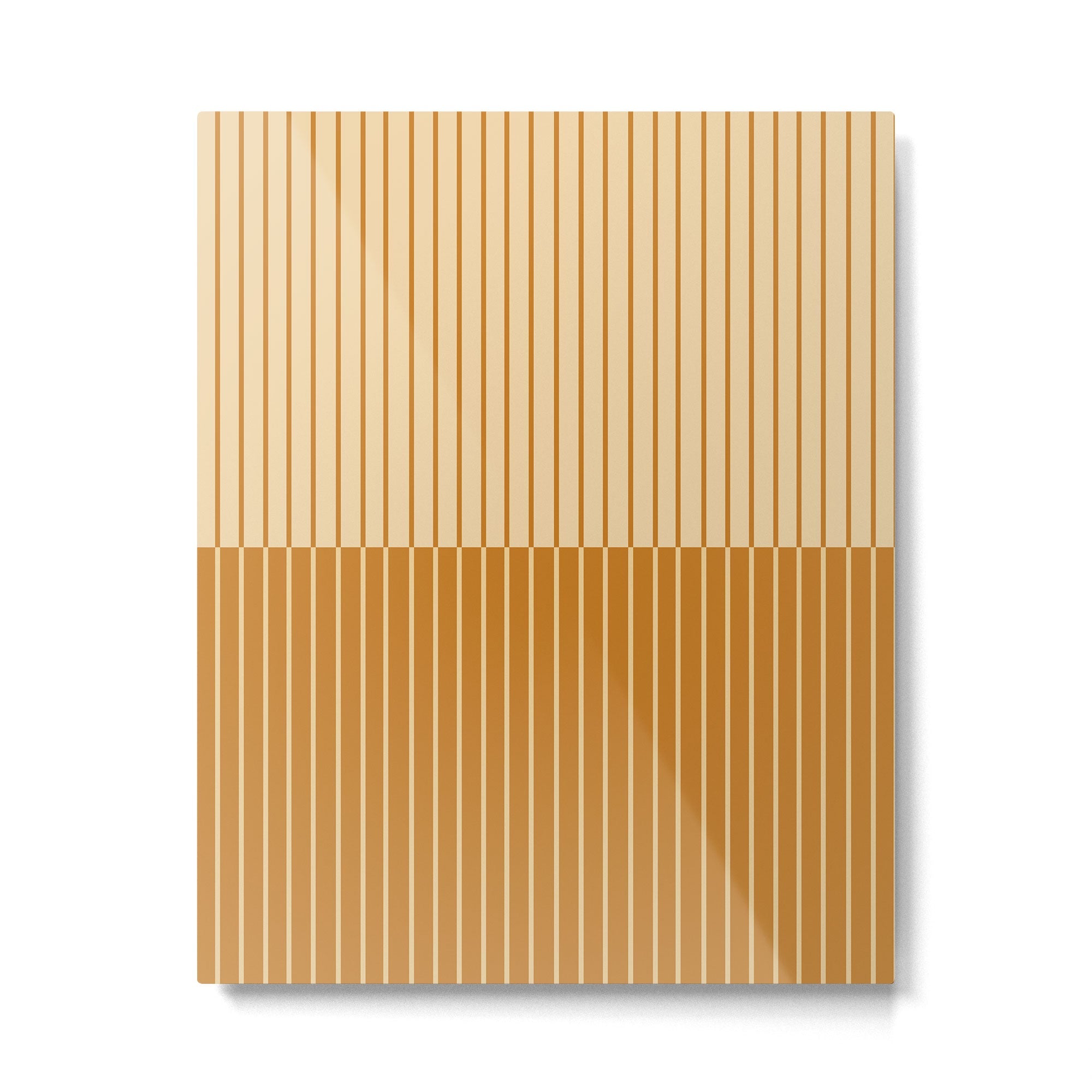 Color Block Lines XVIII Metal Print