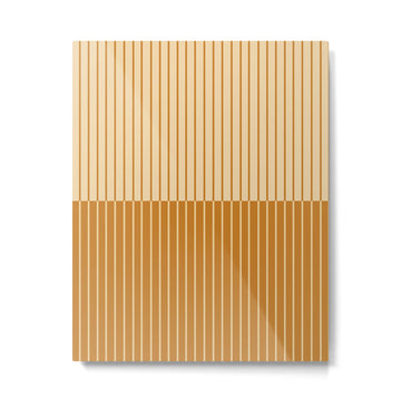 Color Block Lines XVIII Metal Print