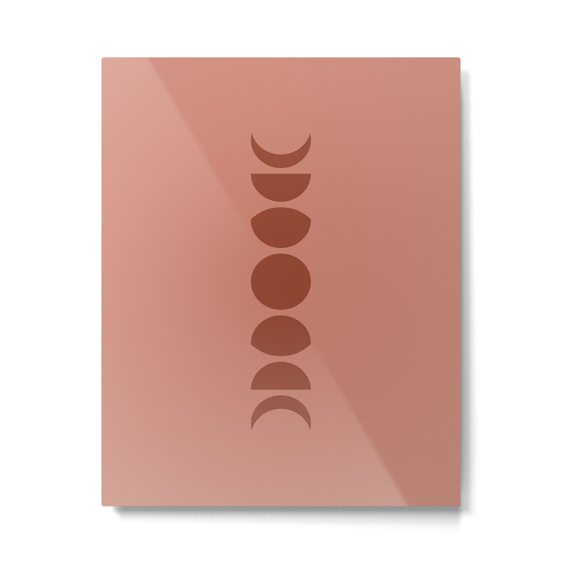Minimal Moon Phases VI Metal Print
