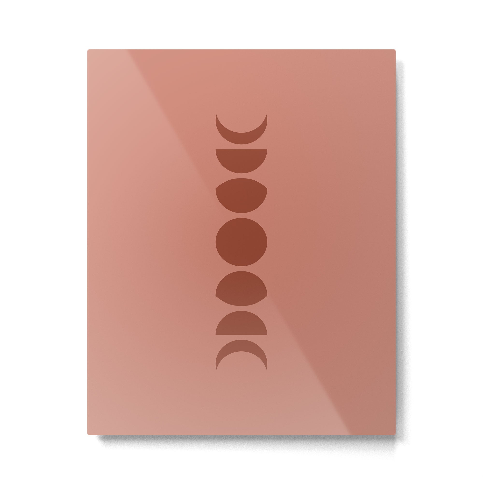 Minimal Moon Phases VI Metal Print