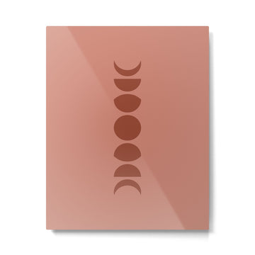 Minimal Moon Phases VI Metal Print