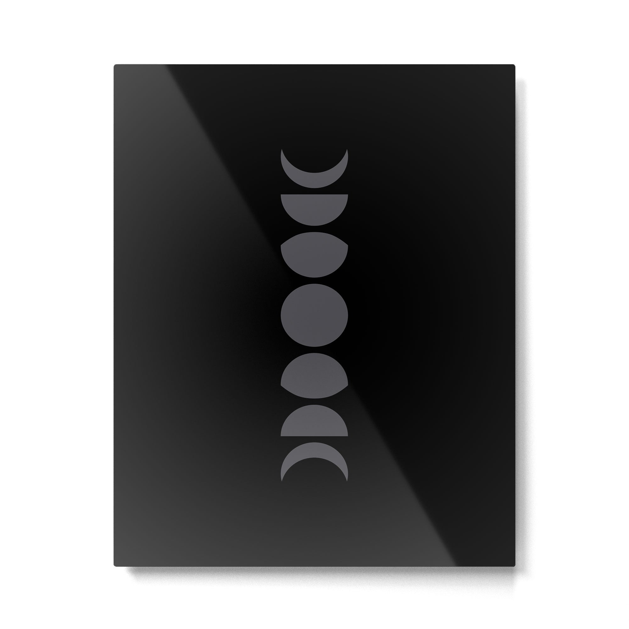 Minimal Moon Phases VII Metal Print