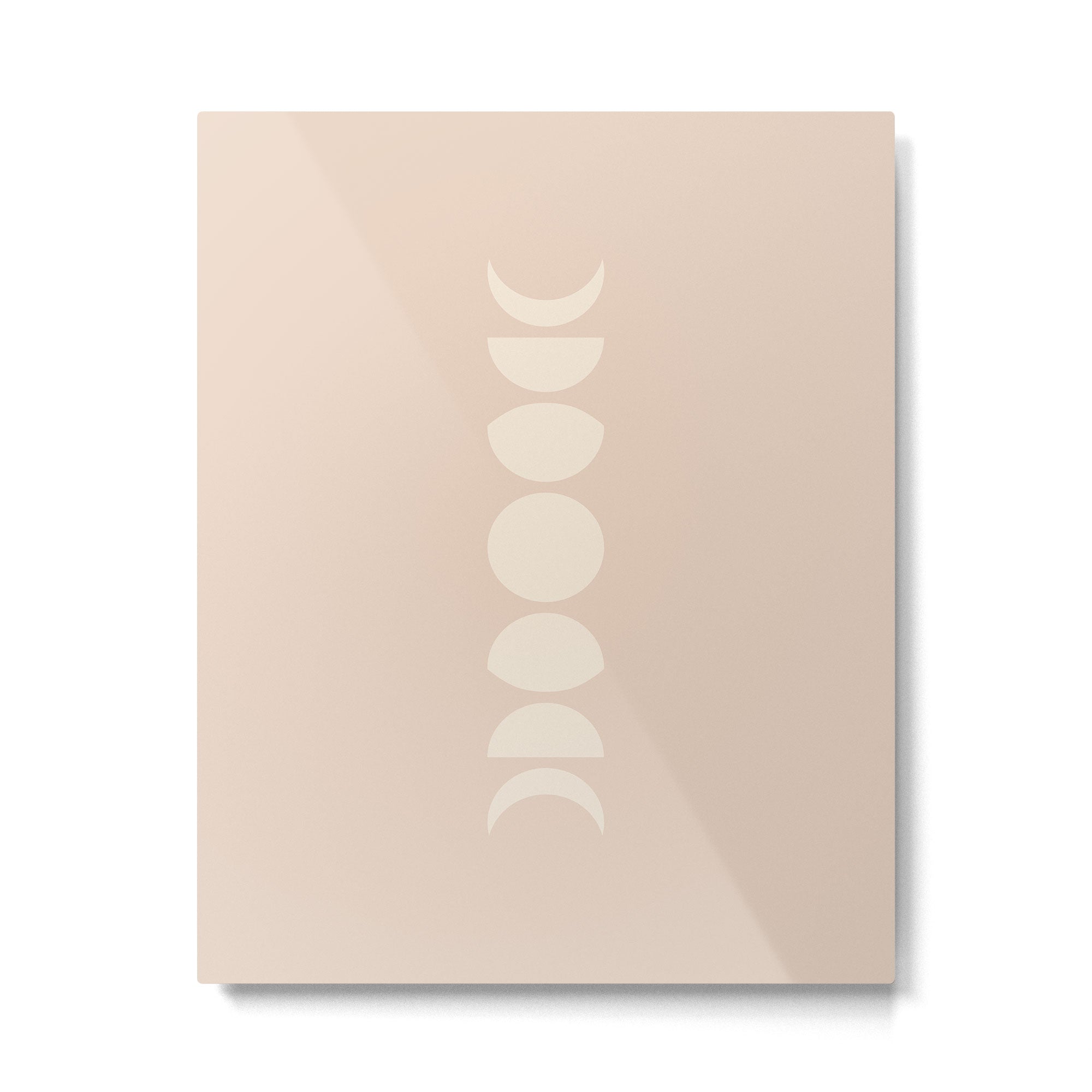 Minimal Moon Phases X Metal Print
