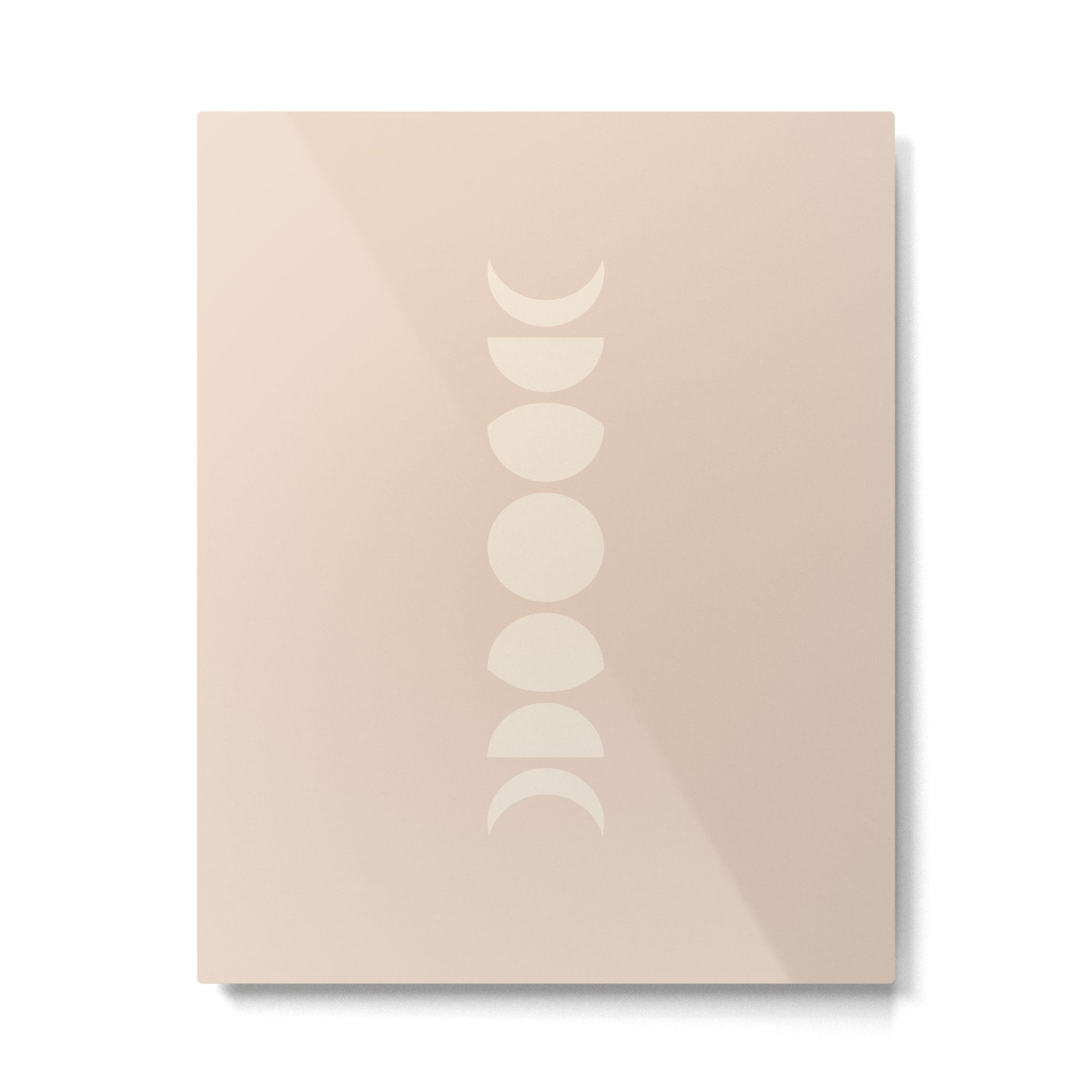 Minimal Moon Phases X Metal Print
