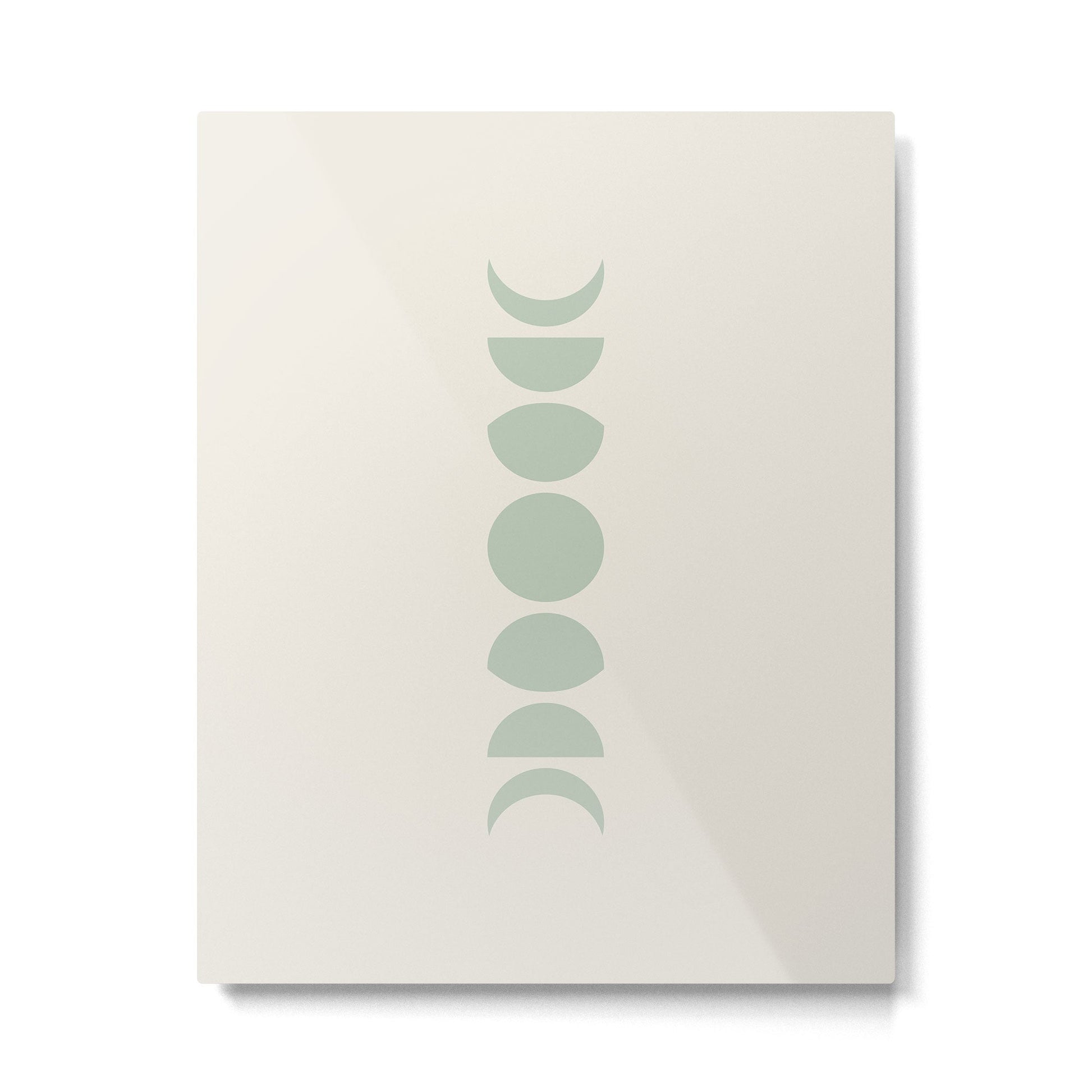 Minimal Moon Phases XI Metal Print