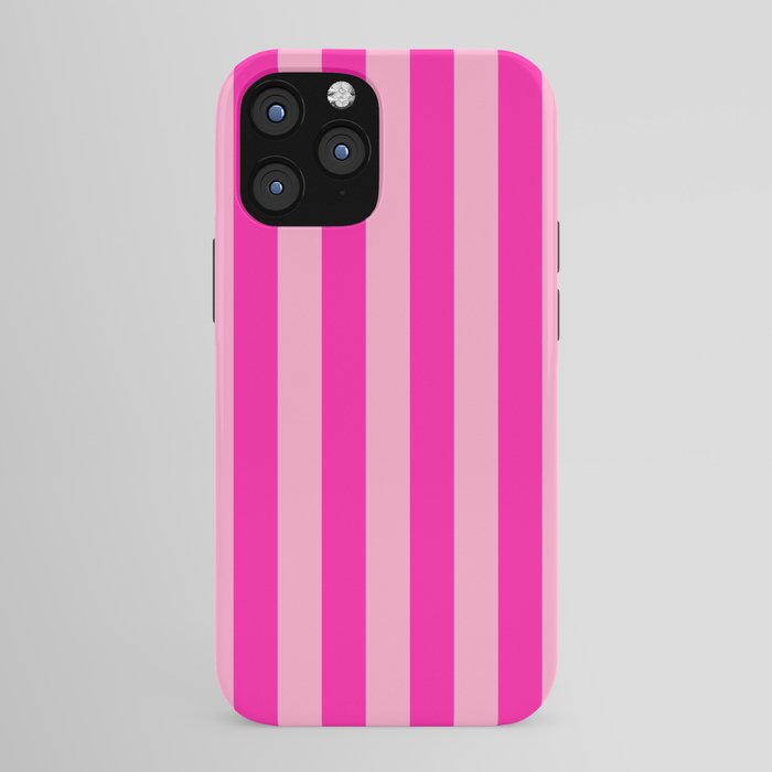 Pink Stripes Preppy Modern iPhone Case