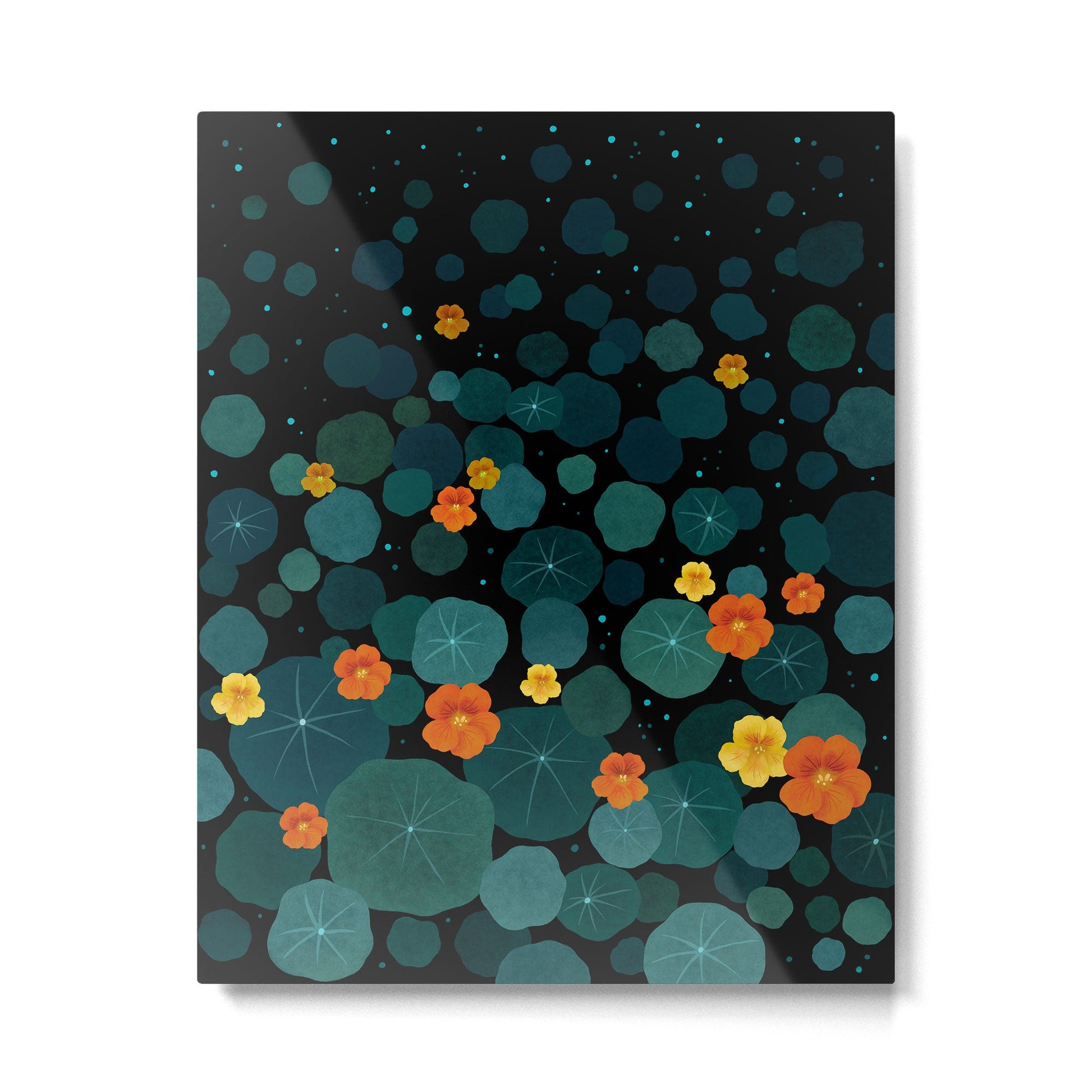 Nasturtium Garden Metal Print
