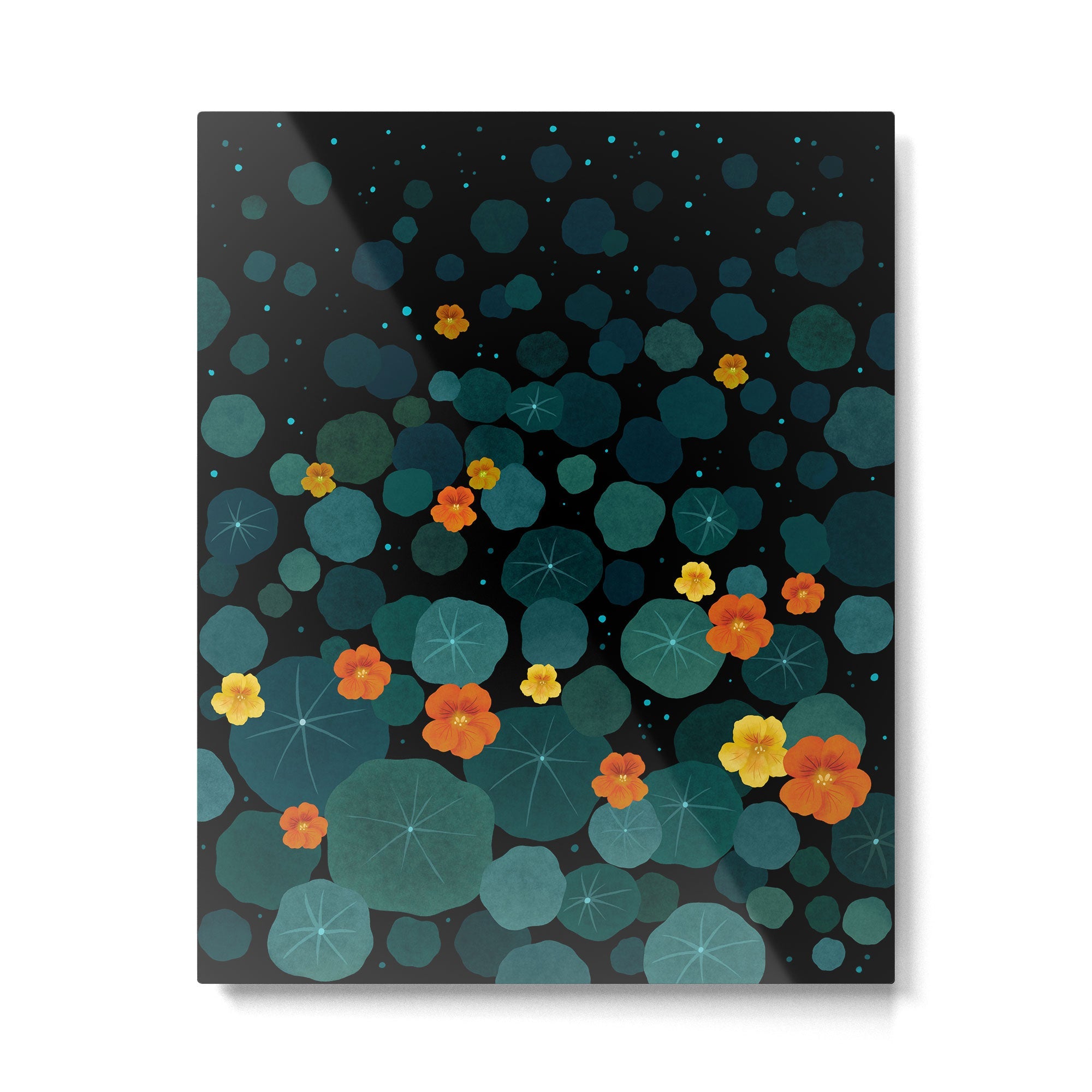 Nasturtium Garden Metal Print