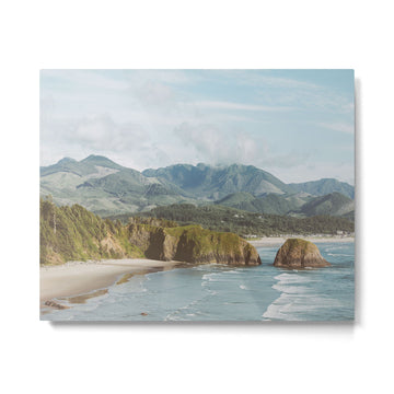 Oregon Sea Stacks Metal Print