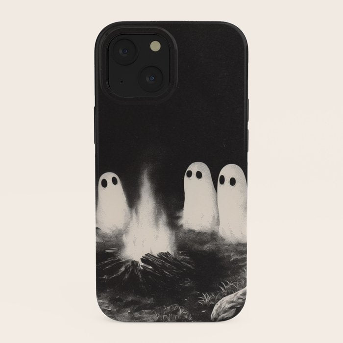Cute Spooky Ghost Camping iPhone Case