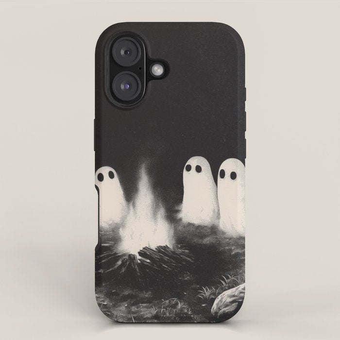 Cute Spooky Ghost Camping iPhone Case