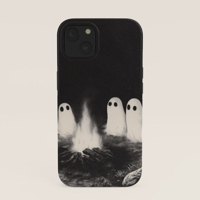 Cute Spooky Ghost Camping iPhone Case