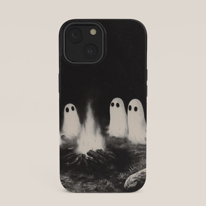 Cute Spooky Ghost Camping iPhone Case