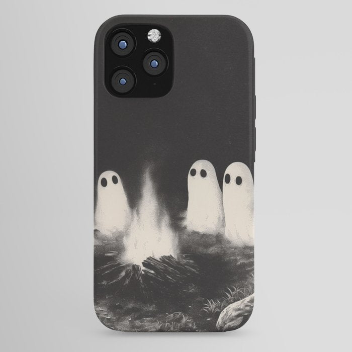 Cute Spooky Ghost Camping iPhone Case