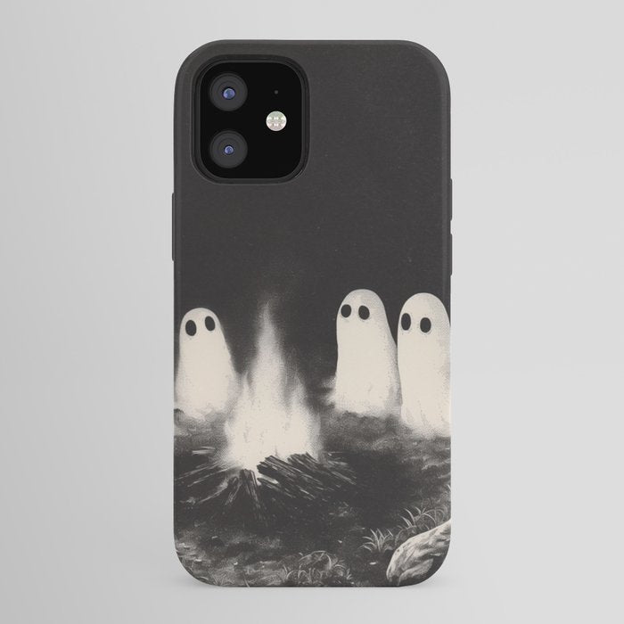 Cute Spooky Ghost Camping iPhone Case
