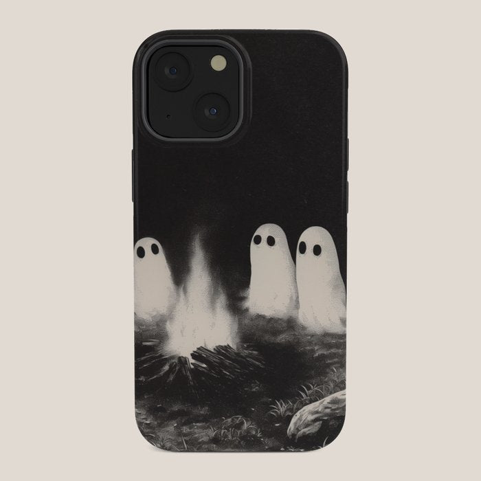 Cute Spooky Ghost Camping iPhone Case