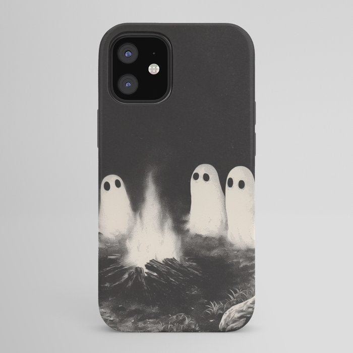 Cute Spooky Ghost Camping iPhone Case