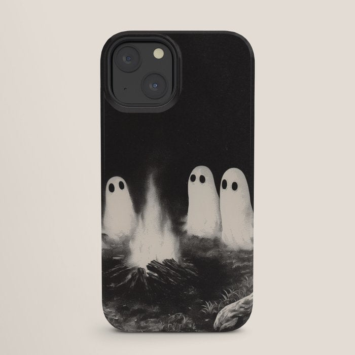 Cute Spooky Ghost Camping iPhone Case