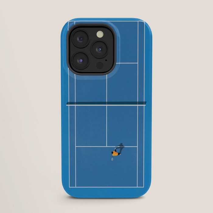 Australian Open Grand Slam | Blue Tennis Court  iPhone Case