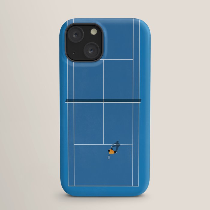 Australian Open Grand Slam | Blue Tennis Court  iPhone Case