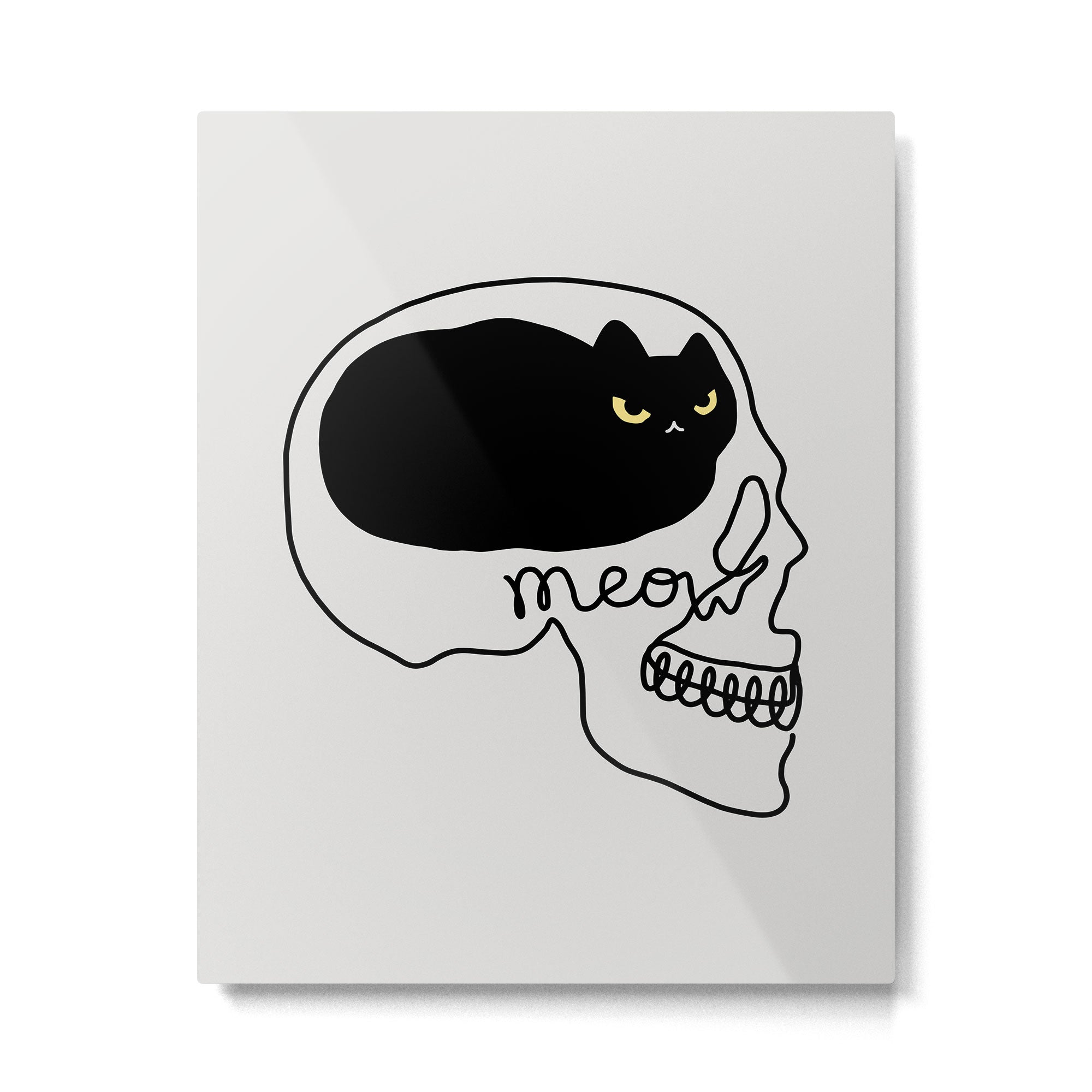 Cat Landscape 67: Cat People Metal Print