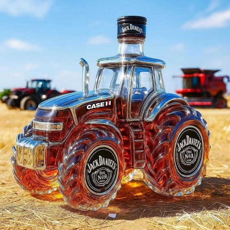 VintageBottle - Creative Farm-Inspired Rustic Vintage Bottle Design