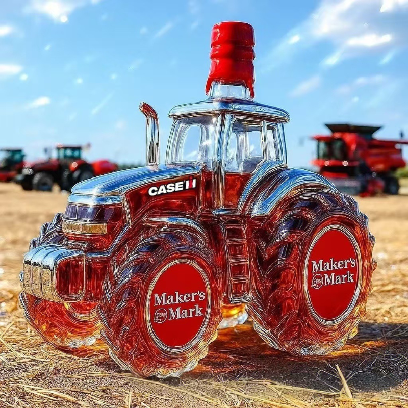 VintageBottle - Creative Farm-Inspired Rustic Vintage Bottle Design