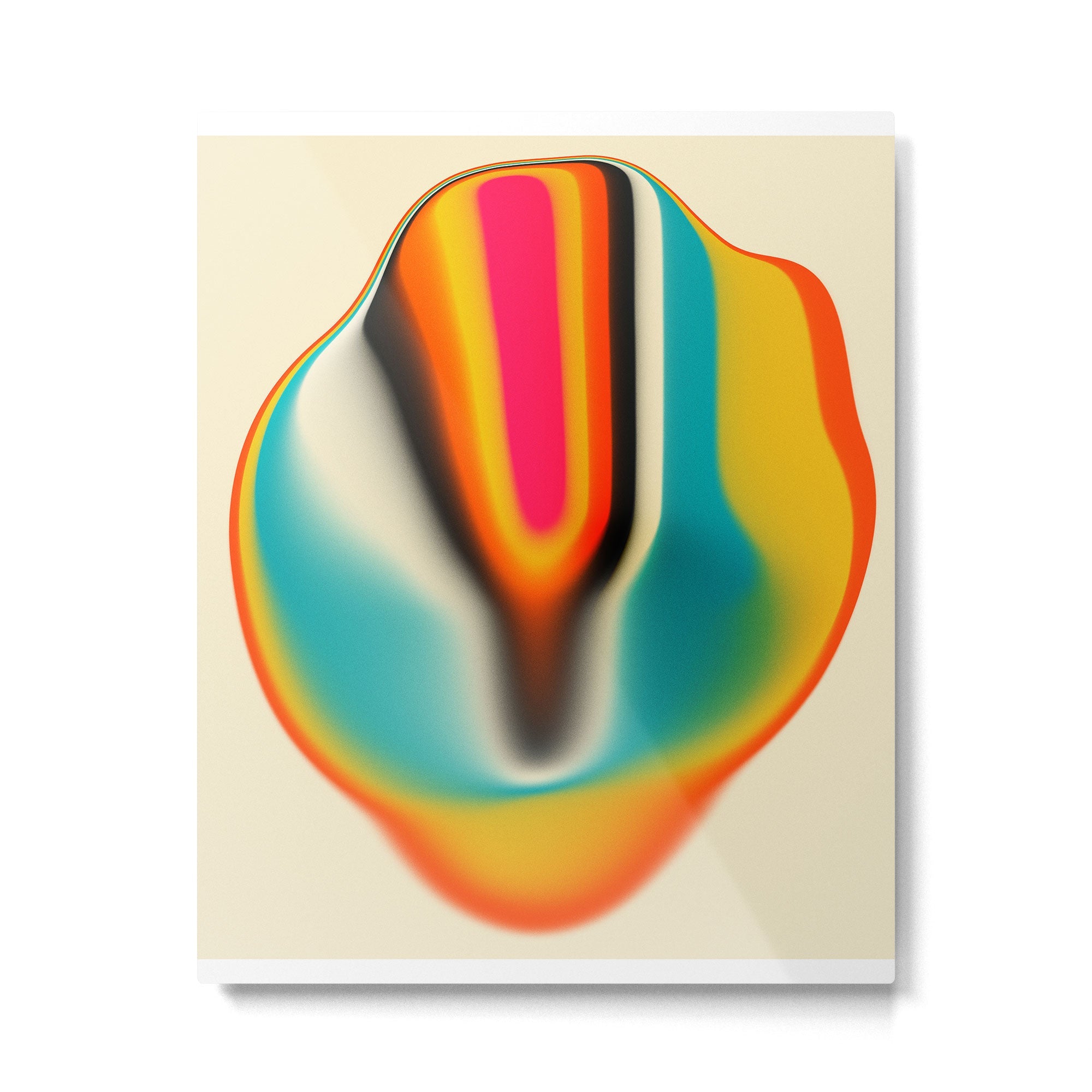 GLITCH Metal Print