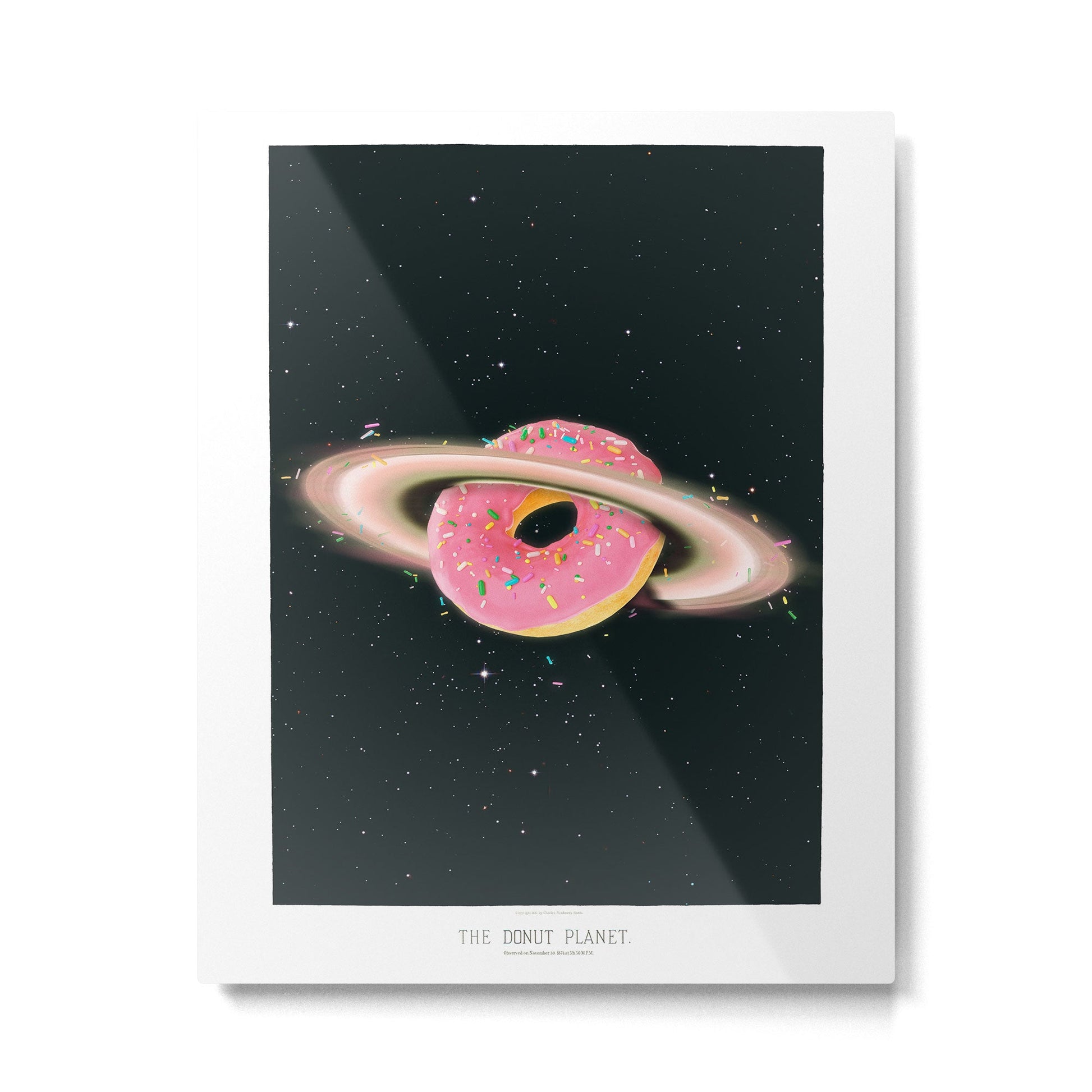 THE DONUT PLANET Metal Print