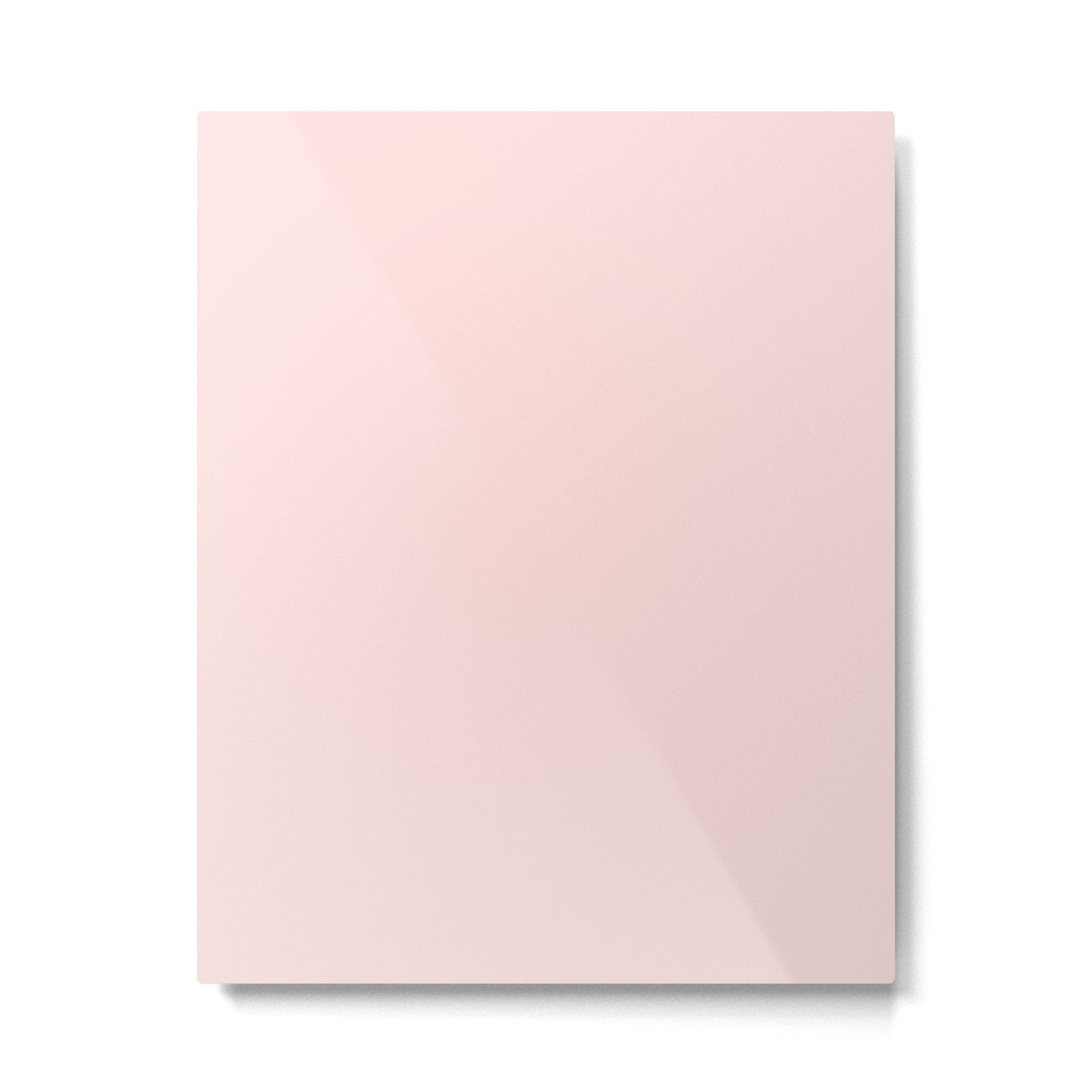 Light Pink Solid Color Metal Print