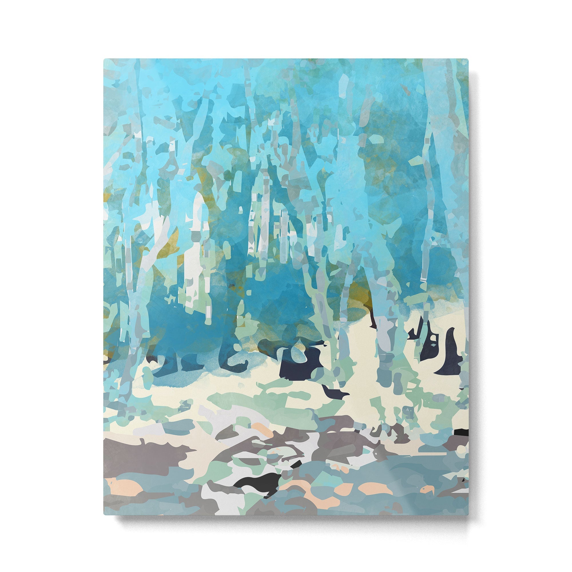 abstract forest in pastels Metal Print
