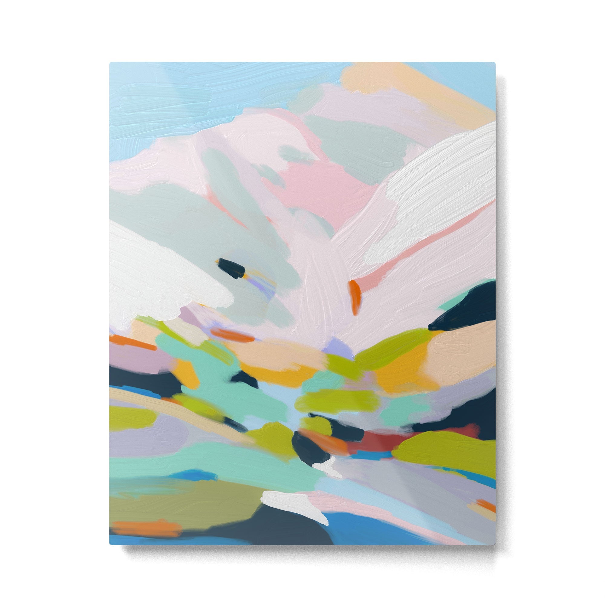 abstract summer hills Metal Print