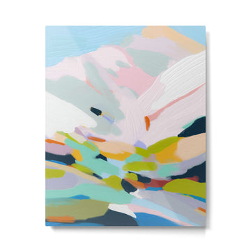 abstract summer hills Metal Print