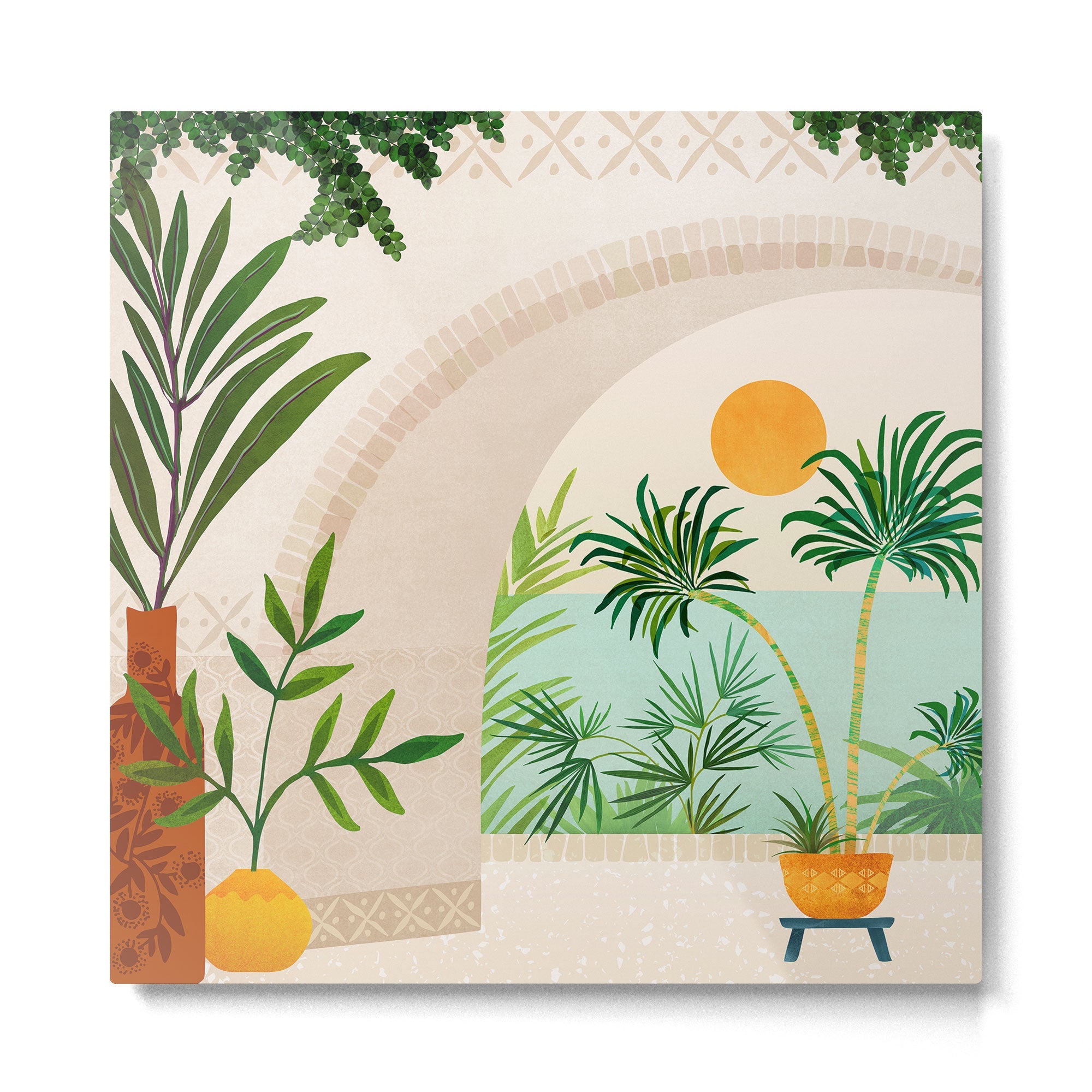 Baja Seaside Landscape Metal Print