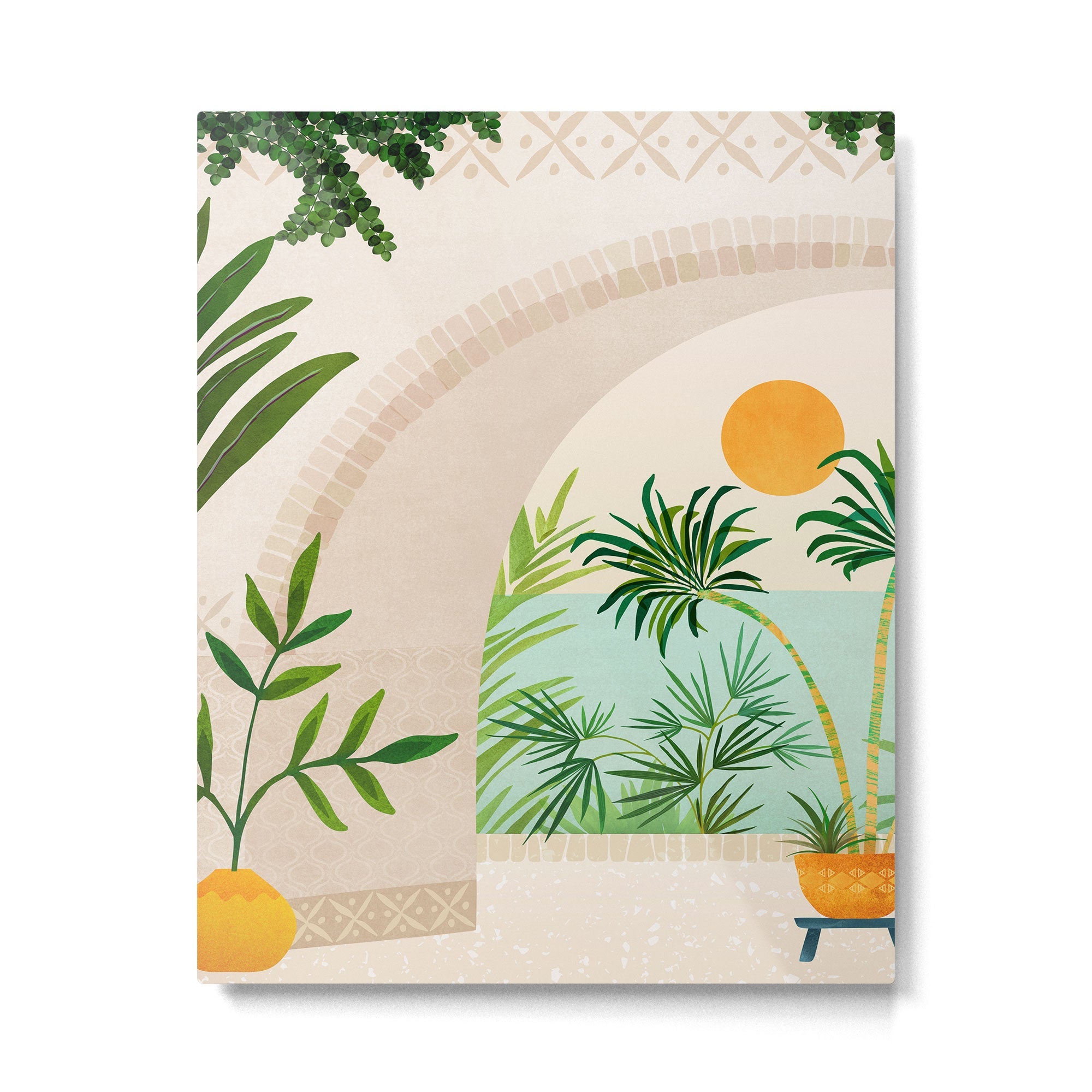 Baja Seaside Landscape Metal Print