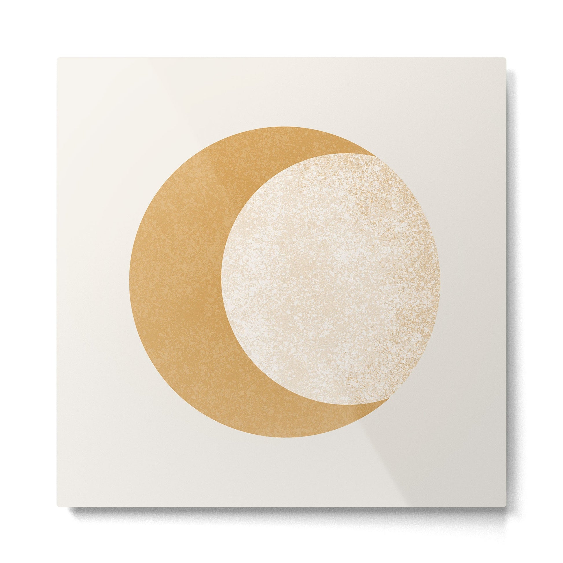Moon Crescent - Gold Metal Print