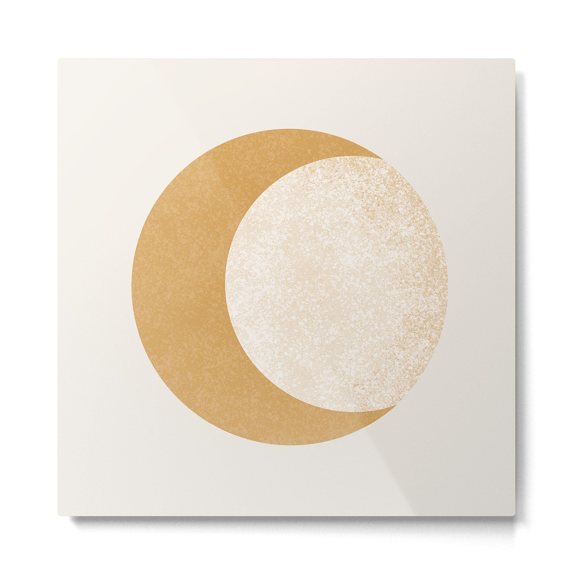 Moon Crescent - Gold Metal Print