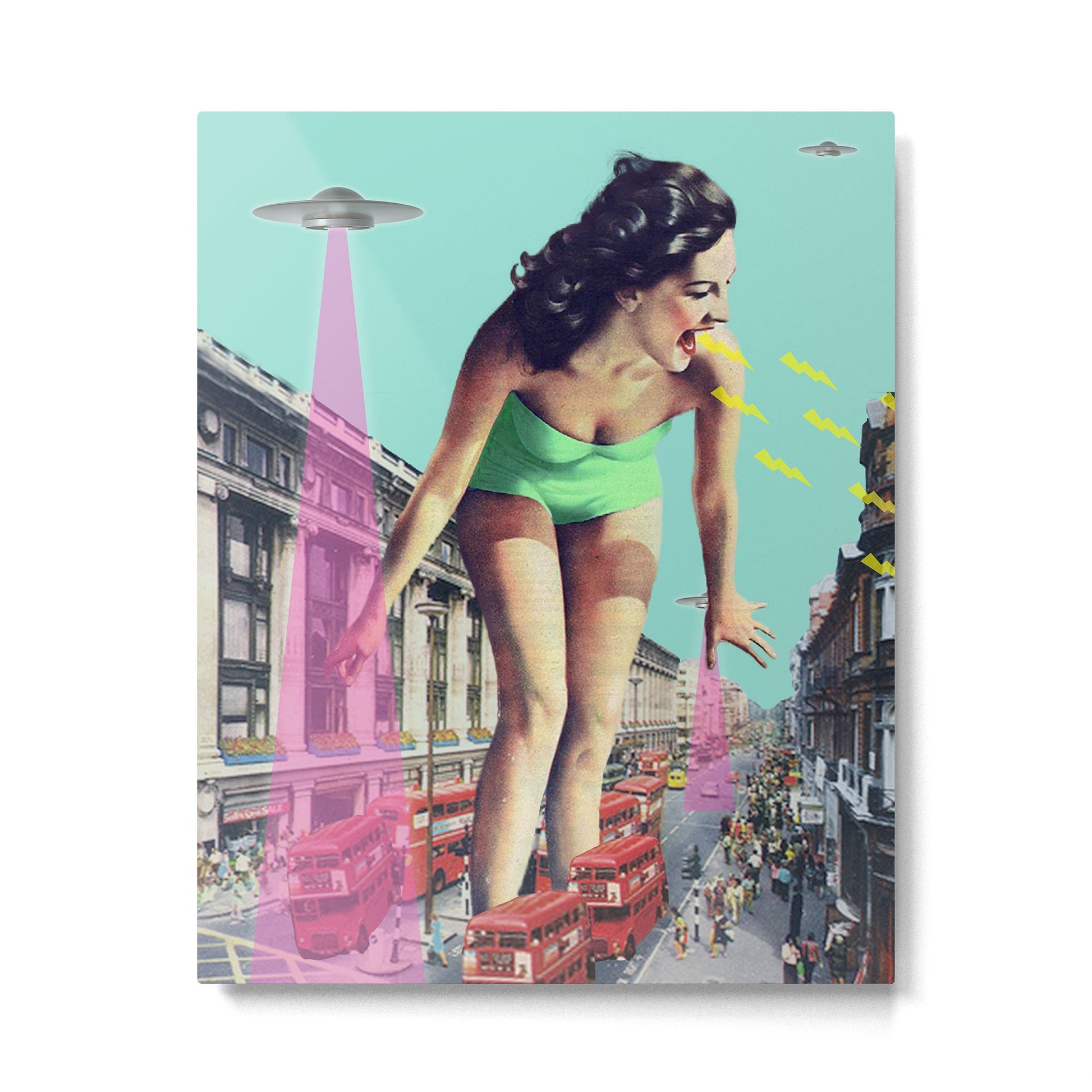Rush Hour Madness Metal Print