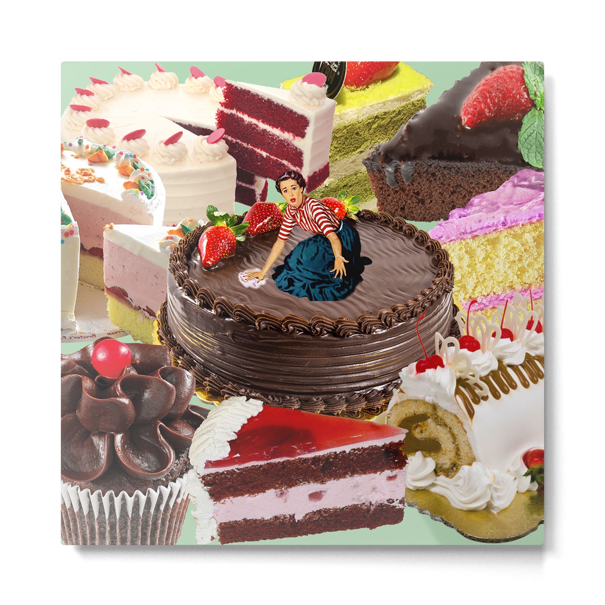 The Cake Factory Metal Print